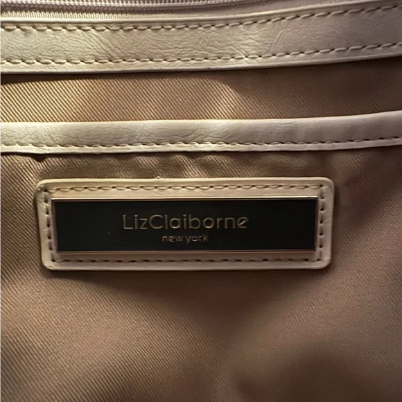 Liz Claiborne Cream Shoulder Bag - Picture 5 of 5